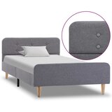  Okvir za krevet od tkanine svjetlosivi 90 x 200 cm | shoptok.hr