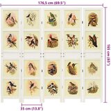  Romdivider Panel Bijelo 212 x 165 cm MDF | shoptok.hr