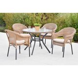 Gardenson VRTNA GARNITURA RAVENNA aluminij barve grafita, naravne barve, bež | Shoptok.si