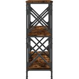  Konzolni stol boja hrasta 100x28x80,5 cm od konstruiranog drva | Shoptok.si