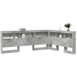  Skladišno uzglavlje Betonski sivi 135 cm Konstruirano drvo | shoptok.hr