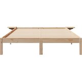  Krevetna konstrukcija s bočnim stolovima Prirodna 160 x 220 cm | shoptok.hr