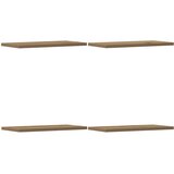  Zidne police 4 kom Artisan hrast 40x20x1,5 cm konstruirano drvo | shoptok.hr