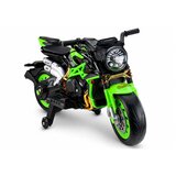  XW-07 Battery-Powered Motorbike with Illuminated LED Wheels Green Cene