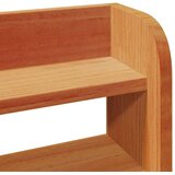 vidaXL okvir kreveta bez madraca voštano smeđi 140x190 cm od borovine | shoptok.hr