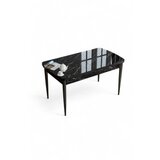 Hanah home Trpezarijski sto Han Black Marble Black | ePonuda.com