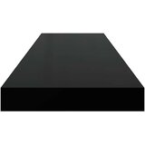  Plutajuće zidne police 4 kom crne 80 x 23,5 x 3,8 cm MDF | shoptok.hr