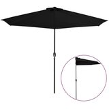 Balkonski suncobran crni 300 x 155 x 223 cm polukružni | shoptok.hr