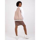 RUE PARIS Sweatshirt-RV-BL-7351.28X-dark beige | Shoptok.si