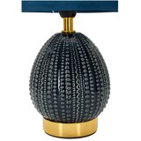 Mauro Ferretti Modra keramična namizna svetilka s tekstilnim senčilom (višina 30,5 cm) Flavi – | Shoptok.si