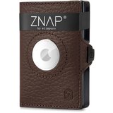 slimpuro ZNAP Airtag novčanik, 8 kartica, pretinac za novčiće, 9 x 1,5 x 6 cm (Š x V x D), RFID zaštita | shoptok.hr