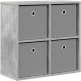  Kreveta s ladicama Betonski sivi 59,5 x 27 x 57 cm | shoptok.hr