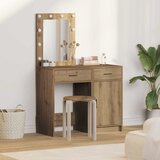  Toaletni stol 2 kom. Smeđa 50 x 41 x 135 cm Konstruirano drvo | shoptok.hr