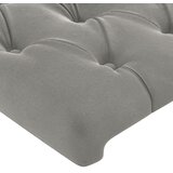  LED uzglavlje svjetlosivo 203 x 16 x 118/128 cm baršunasto | shoptok.hr