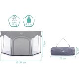 Fillikid otroško igralo/igralnica Atena Hexagon, 6-kotna, siva | Shoptok.si