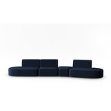 Milo Casa Plava baršunasti sofa s desnim kutom 428 cm Paolo – Cijene