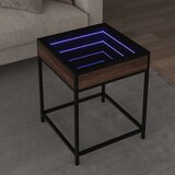  Stolić s beskonačnim LED svjetlima boja hrasta 40 x 40 x 51 cm | shoptok.hr