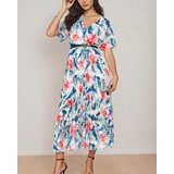 Resti Women's pleated floral midi dress | Eponuda.ba