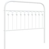 Maison Chic kovinsko posteljno vzglavje - vzglavna omarica - nočna omarica belo 107 cm, (21705400) | Shoptok.si