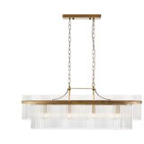  Endon 112573 - Luster na lancu MARIETTA 4xE14/6W/230V mesing/prozirno | Eponuda.com