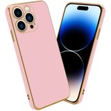 Cadorabo Ohišje, združljiv z Apple v sijajnem roza barvi - Zaščitni pokrov iz fleksibilnega silikona TPU in z zaščito pred kamero, (20603611) Cene