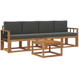  Set vanjskih sofa 5 kom. Prirodna i antracit | shoptok.hr