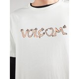 Volcom Majica 'CRAZYBAL' pastelno modra / pastelno oranžna | Shoptok.si