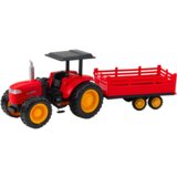 Traktor s prikolicom na daljinsko upravljanje - 48 cm - crveni | shoptok.hr