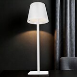 solight WO69-W - LED stona lampa LUCCA, prigušiva, punjiva, sa dodirnim upravljanjem, LED/3,7V 2000 mAh, bela | Eponuda.com