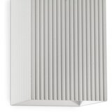 Faro 40565 - zidno svetlo sole, 2xGU10/8W/230V, belo, rebrasto, kvadratno | Eponuda.com