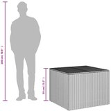 vidaXL Vrtna kutija za pohranu crna 291 L od poliratana | shoptok.hr