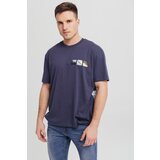 Legendww muska teget majica sa umetnickim printom | ePonuda.com