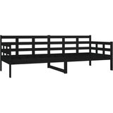  Dnevni ležaj od masivne borovine crni 80 x 200 cm | Eponuda.ba