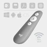 Logitech presenter R500s Wireless, rdeč laser, USB, 910-0065 cene