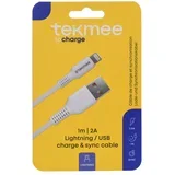 Kabel lighting (iPhone), USB 2.0A 1m - okrugli gumirani