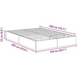  Ottomanska postelja Sonoma hrast 193 x 120 x 25 cm, (5000141971) | Shoptok.si