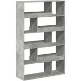 vidaXL Knjižna omara betonsko siva 100x33x156,5 cm inženirski les | Shoptok.si