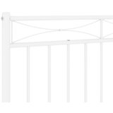 Metalno uzglavlje bijelo 193 cm | shoptok.hr