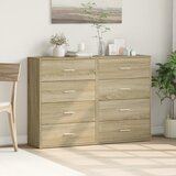  Komoda 2 kom boja hrasta sonome 60x31x84 cm konstruiranog drva Smeđa | Shoptok.si