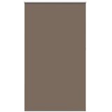 Rolo zavjesa za zamračivanje boje kave 125x210 cm Širina tkanine 121,6 cm Poliester | Shoptok.si