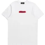 Dsquared2 Majica encijan / ognjeno rdeča / bela