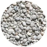 Prodnati kremen okrogel bel 4/8 mm, 5 kg