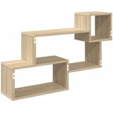  Lebdeća polica Zidna montaža Smeđa 87 x 20 x 55 cm | shoptok.hr