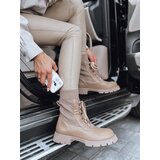 DStreet Botki damskie HOLLYHOCK beżowe | shoptok.hr