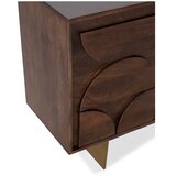 MOME Smeđa komoda od masivnog manga 165x76x40 cm Trisha – | shoptok.hr