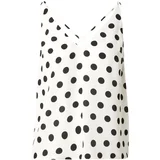 River Island Top črna / bela
