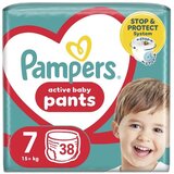 Pampers Pelene Activ Baby Pants 7, Jumbo, 38/1 Cene