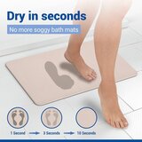 Wenko Bež kopalniška preproga iz diatomejske zemlje 39x60 cm Simi – | Shoptok.si