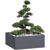 vidaXL Sadilica antracit 100x100x40 cm od čelika | shoptok.hr