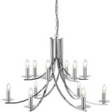 Searchlight Ascona Lestenec z 12 lučmi, kromiran, E14, (22101262) Cene